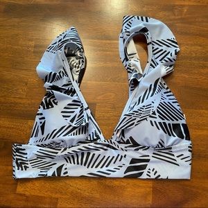 Aerie Ruffled Triangle Bikini Top